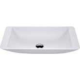 Classique 600 Matte White Cast Stone Above Counter Basin